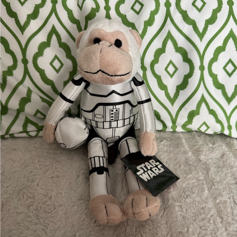 Angel's X Star Wars Storm TrooperMLB LA Anaheim Rally Monkey Plush 11 inch rare